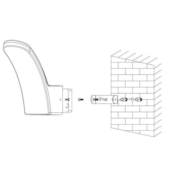 Aplique de Pared LED Moderno FIUMICINO Luz Cálida 3000K 11,5W 1200lm IP44
