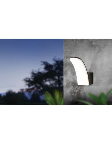 FIUMICINO Applique LED Moderne Lumière Chaude 3000K 11,5W 1200lm IP44