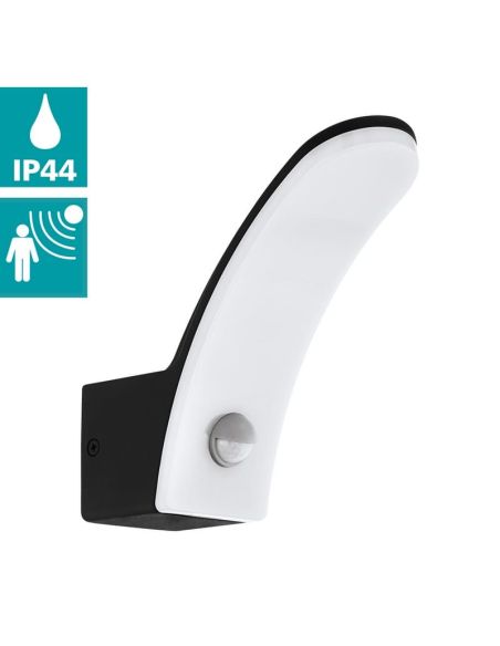 Aplique de Pared LED FIUMICINO con Sensor Movimiento Luz Cálida 3000K 11,5W IP44
