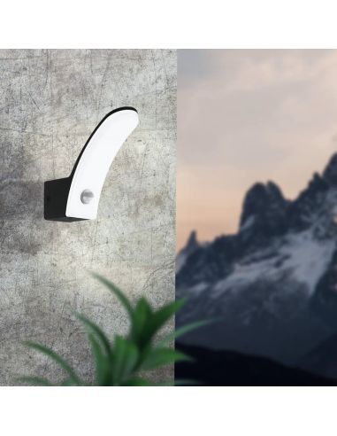 Aplique de Pared LED FIUMICINO con Sensor Movimiento Luz Cálida 3000K 11,5W IP44