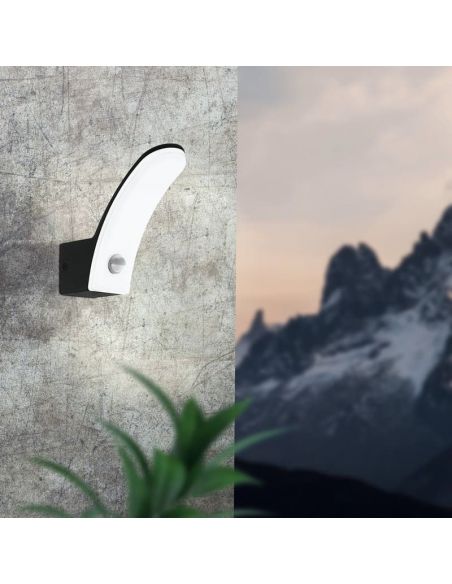 Aplique de Pared LED FIUMICINO con Sensor Movimiento Luz Cálida 3000K 11,5W IP44