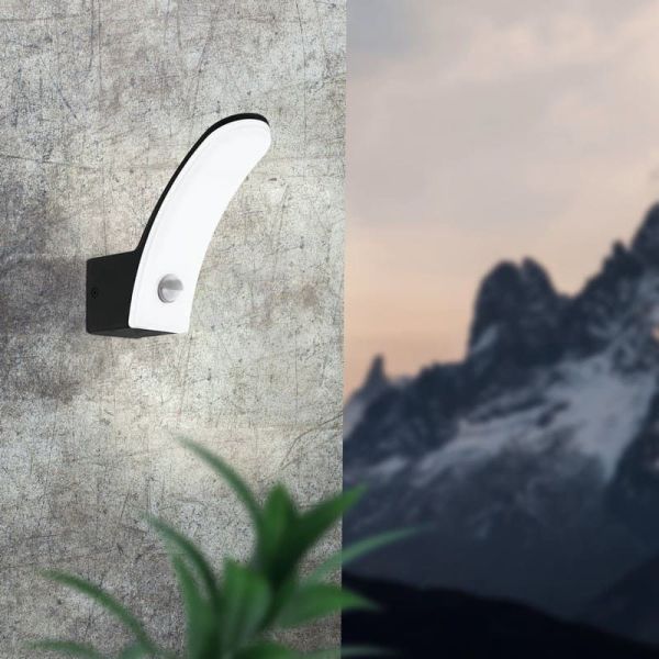 Aplique de Pared LED FIUMICINO con Sensor Movimiento Luz Cálida 3000K 11,5W IP44