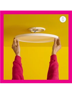 Plafón de techo inteligente LED SuperSlim 32W 3.750Lm 2200K - 6500K blanco o negro 2