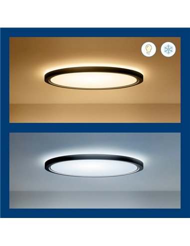 copy of Plafon LED inteligente SuperSlim 22W 2700K - 6500K branco ou preto