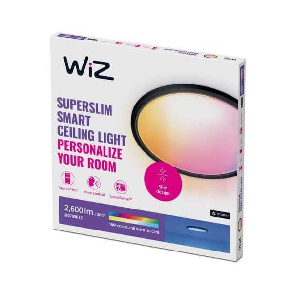 copy of Plafonnier LED intelligent SuperSlim 22W 2700K - 6500K blanc ou noir