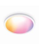 Plafón de techo inteligente LED SuperSlim 22W 2.600Lm 2200K - 6500K RGB blanco o negro