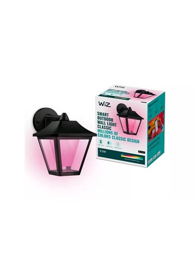 Farol/Aplique de exterior Inteligente WALL LIGHT CLASSIC a todo color regulable 1.000Lm, Wifi, IP44