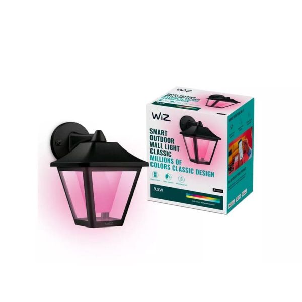Farol/Aplique de exterior Inteligente WALL LIGHT CLASSIC a todo color regulable 1.000Lm, Wifi, IP44