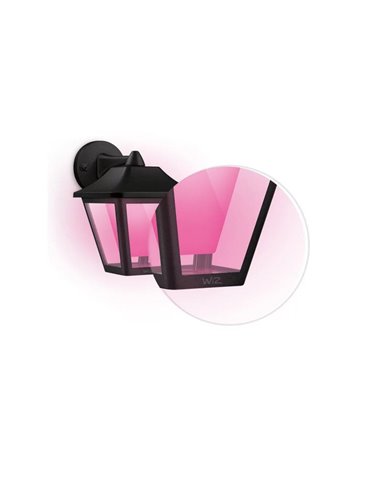 Farol/Aplique de exterior Inteligente WALL LIGHT CLASSIC a todo color regulable 1.000Lm, Wifi, IP44