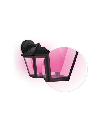 Farol/Aplique de exterior Inteligente WALL LIGHT CLASSIC a todo color regulable 1.000Lm, Wifi, IP44