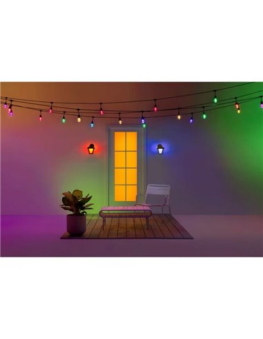 Farol/Aplique de exterior Inteligente WALL LIGHT CLASSIC a todo color regulable 1.000Lm, Wifi, IP44