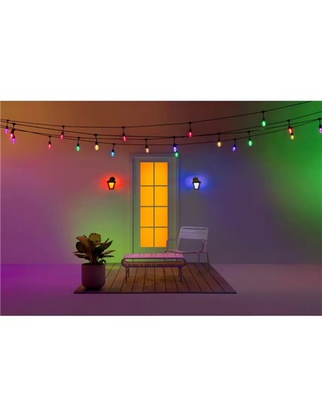 Farol/Aplique de exterior Inteligente WALL LIGHT CLASSIC a todo color regulable 1.000Lm, Wifi, IP44