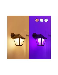 Farol/Aplique de exterior Inteligente WALL LIGHT CLASSIC a todo color regulable 1.000Lm, Wifi, IP44 2