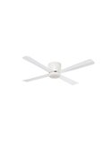 Ventilador DC SURAT blanco LED 18W 1600 Lm, con 4 aspas largas  47w potencia CCT Dim