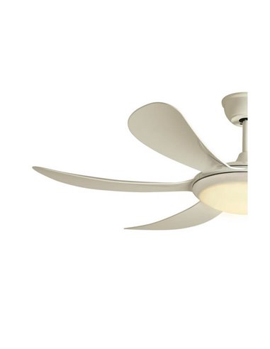 Ventilador TANIK branco DC LED 24W CCT para salas grandes opcional Smart