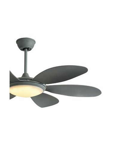 Ventilador de Techo LED DC TANIK gris 24W CCT para habitaciones grandes