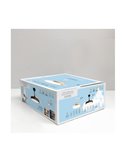 Ventilador de Techo LED aspas retráctiles TAORO Blanco y madera 72W 7920Lm CCT