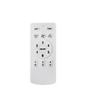 Ventilador de Techo LED con aspas retráctiles VILLA 18W 2400Lm CCT para habitaciones pequeñas