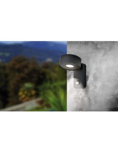 Aplique Pared LED Sensor Movimiento PALOSCO 4,9W 360lm IP44 | LeonLeds 2