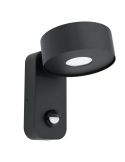 Aplique Pared LED Sensor Movimiento PALOSCO 4,9W 360lm IP44 | LeonLeds