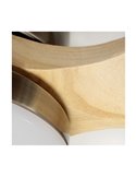Ventilador de techo LED DC YEN con aspas de madera clara 15W 1500Lm CCT habitaciones grandes