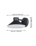 Aplique LED Exterior NINNARELLA Bombilla incl.1x4,6W GU10 IP44 | LeonLeds