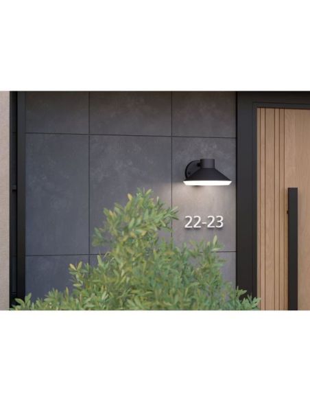 Applique murale LED d'extérieur NINNARELLA avec 1x4,6W GU10 IP44 | LéonLeds