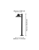 Baliza Superficie LED NINNARELLA Bombilla incl.1x4,6W GU10 IP44 | LeonLeds