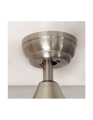 YENBIG Ventilateur LED DC bois foncé 18W 1600Lm CCT pour grandes pièces