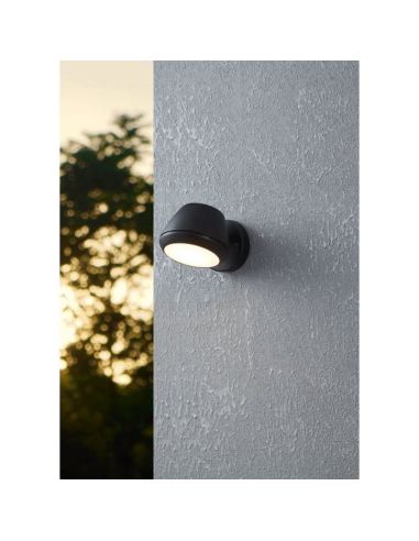 Aplique Pared LED Exterior NIVAROLO Bombilla incl.1X4,6W GU10 400lm IP44 | LeonLeds