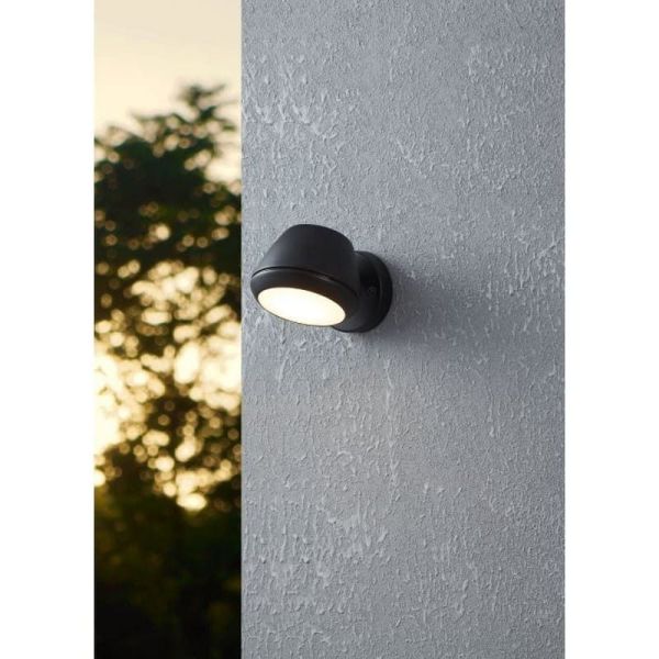 Aplique Pared LED Exterior NIVAROLO Bombilla incl.1X4,6W GU10 400lm IP44 | LeonLeds