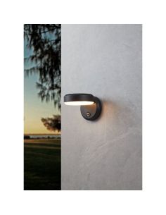 Aplique LED Exterior Sensor Movimiento FORNACI Bombilla incl.1x8,7W 850lm IP44 | LeonLeds 2