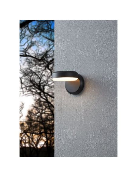 Aplique LED Exterior FORNACI Bombilla incl.1x8,7W 850lm IP44 | LeonLeds