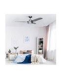 Ventilador de techo LED de acero Titano DC CIMIO  LED  22W 3CCT Fácil instalación
