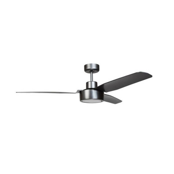 Ventilador de techo LED de acero Titano DC CIMIO  LED  22W 3CCT Fácil instalación