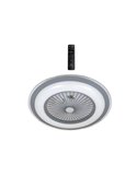 Ventilador redondo con aspas escondidas y luz LED AC LIRIA 40W CCT