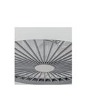 Ventilador redondo con aspas escondidas y luz LED AC LIRIA 40W CCT