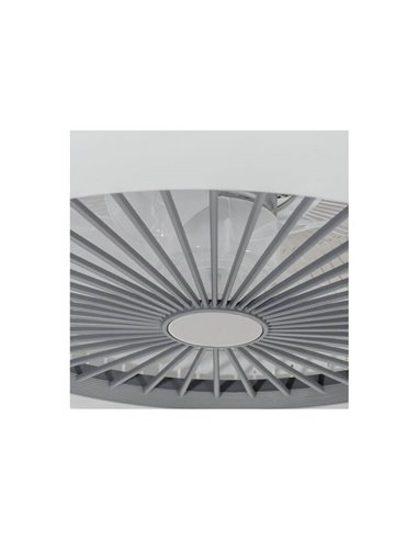 Ventilador redondo con aspas escondidas y luz LED AC LIRIA 40W CCT