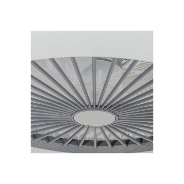Ventilador redondo con aspas escondidas y luz LED AC LIRIA 40W CCT