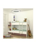 Ventilador redondo com pás ocultas e luz LED AC LIRIA 40W CCT