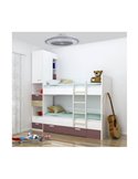 Ventilador redondo com pás ocultas e luz LED AC LIRIA 40W CCT