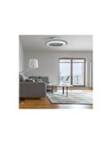 Ventilador redondo con aspas escondidas y luz LED AC LIRIA 40W CCT
