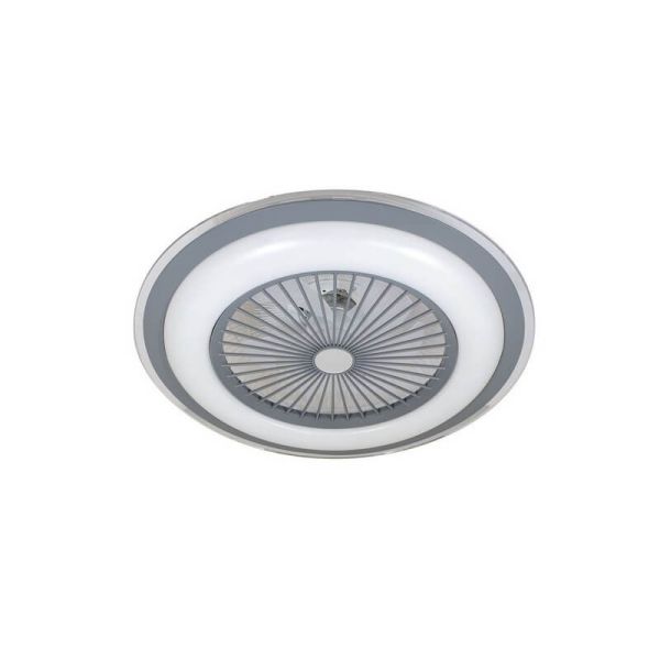 Ventilador redondo con aspas escondidas y luz LED AC LIRIA 40W CCT