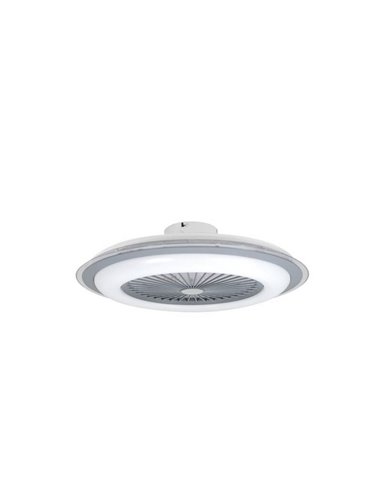 Ventilador redondo con aspas escondidas y luz LED AC LIRIA 40W CCT
