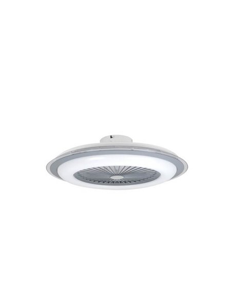 Ventilador redondo con aspas escondidas y luz LED AC LIRIA 40W CCT