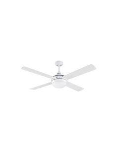 Ventilateur de plafond à moteur AC MILLAR blanc avec lumière 2xE27