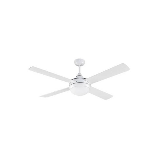 Ventilador de techo motor AC MILLAR blanco con luz 2xE27
