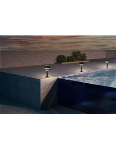 Baliza para Exterior 33cm CHIAPPERA Bombilla excl.1xE27 40W IP65 | LeonLeds 2