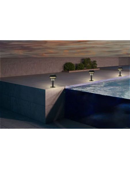 Baliza para Exterior 33cm CHIAPPERA Bombilla excl.1xE27 40W IP65 | LeonLeds