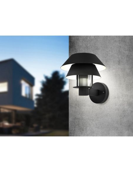 CHIAPPERA Applique Extérieure Ampoule sans 1xE27 40W IP65 | LéonLeds